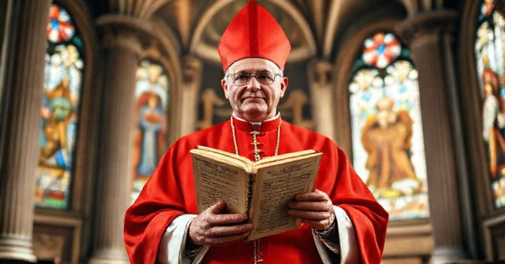 A traditional Catholic cardinal-bishop in a historic suburbicarian see near Rome, reflecting reverence and resistance to modernist reforms.