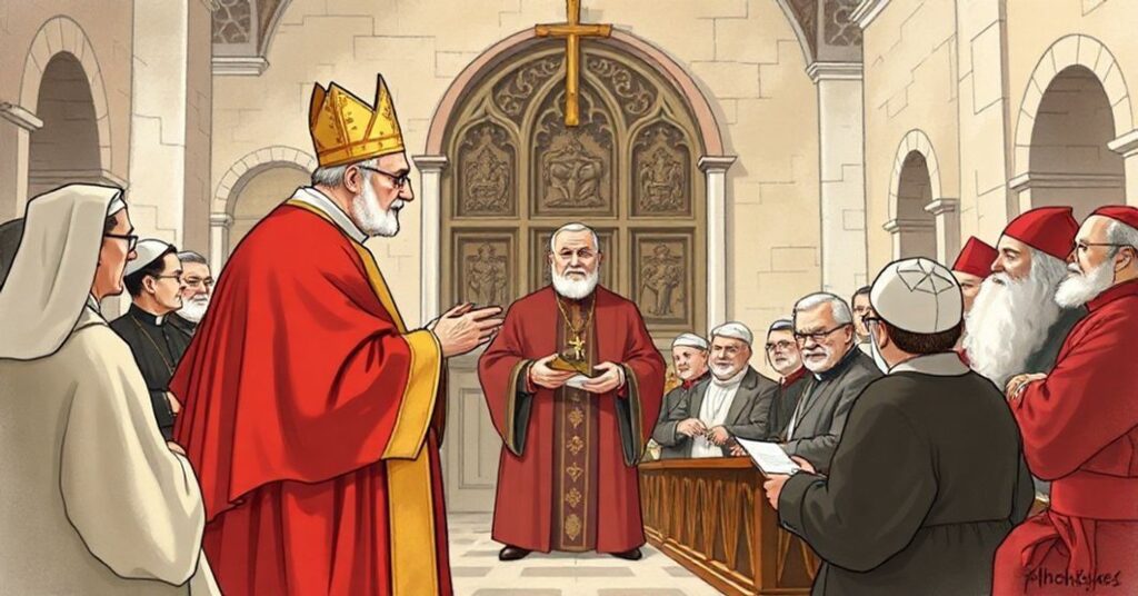 John XXIII addressing Canons Regular of St Augustine in San Giorgio in Alga, Venice, 1959