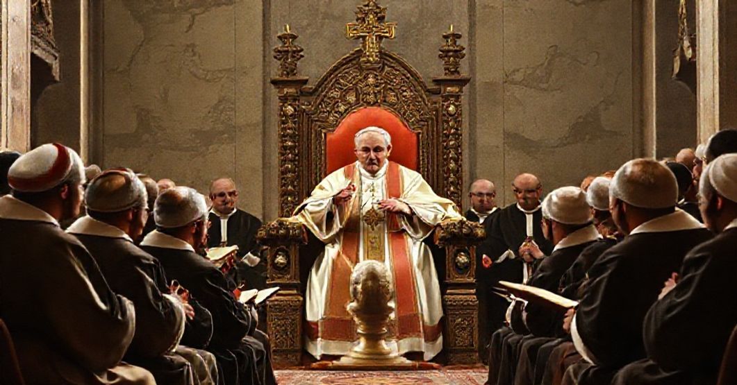 John XXIII and the Redemptorists: A Clash of Traditions John XXIII addressing Redemptorist superiors in Rome, 1963, highlighting the tension between traditional Catholic religious life and modern conciliar adaptation.