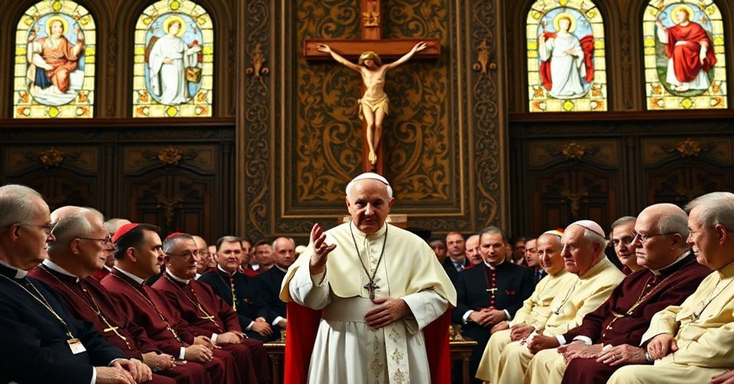 Pope John XXIII's 1961 Allocution to the Central Commission for Vatican II Pope John XXIII addressing the Central Commission for the Second Vatican Council in 1961.